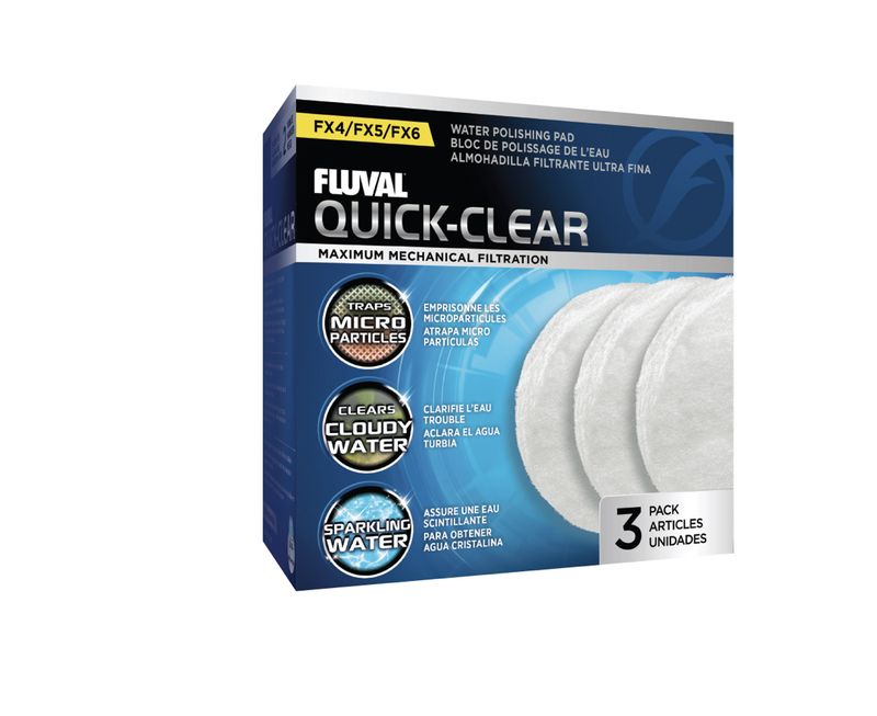 Quick-Clear for FX2/FX4/FX5/FX6 Canister Filter, 3-Pack